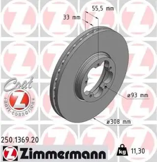 Автозапчасть ZIMMERMANN 250136920
