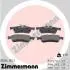 Тормозные колодки задние CIVIC IX (FK) 1.4 - 1.8 ZIMMERMANN 250541501 (фото 1)