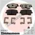 Колодки тормозные дисковые, к-кт ZIMMERMANN 261261852 (фото 1)