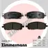 Гальмiвнi колодки дисковi переднi ZIMMERMANN 268381901 (фото 1)