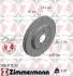 Диск тормозной (передний) Honda CR-V III-IV 2.0-2.2D-2.4 07-(293x28) (с покрытием) (вентилированный)) ZIMMERMANN 280.3175.20 (фото 1)