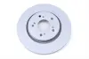 Диск тормозной (передний) Honda CR-V III-IV 2.0-2.2D-2.4 07-(293x28) (с покрытием) (вентилированный)) ZIMMERMANN 280.3175.20 (фото 6)