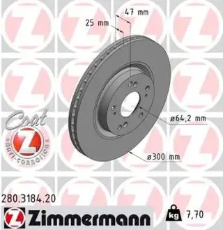 Автозапчасть ZIMMERMANN 280318420