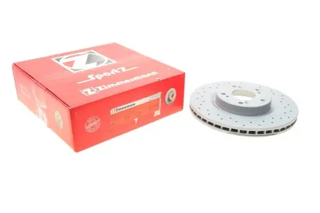 Диск тормозной (передний) Honda Civic/CR-V 2.0/2.2 CTDi 01-(300x25) (с покрытием) (вентилированный)) ZIMMERMANN 280.3184.52
