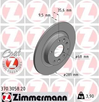 Автозапчасть ZIMMERMANN 370305820