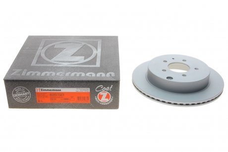 Диск тормозной (задний) Mazda CX-7 06-14 (302x18) (с вениляцией) (с покрытием)) ZIMMERMANN 370.3089.20