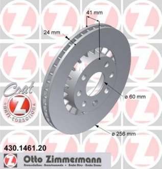 Тормозной диск ZIMMERMANN 430146120