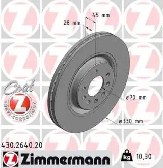 Автозапчасть ZIMMERMANN 430264020