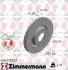 Диск тормозной (передний) Peugeot 308 13-(283x26) (с покрытием) (вентилированный)) ZIMMERMANN 440.3133.20 (фото 1)
