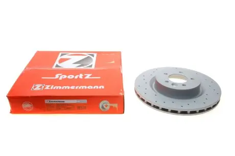 Диск тормозной (передний) Land Rover Discovery IV 09-/Range Rover Sport 05-13 (360x30) ZIMMERMANN 450.5202.52