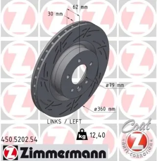 Автозапчасть ZIMMERMANN 450520254