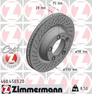 Автозапчасть ZIMMERMANN 460450320