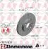 Диск тормозной (передний) Renault Megane II/Clio II/III 1.2-1.5 dCI 02-(259,6x22) (с покрытием) (вент) ZIMMERMANN 470.2416.20 (фото 1)