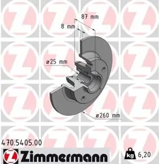 Автозапчасть ZIMMERMANN 470540500