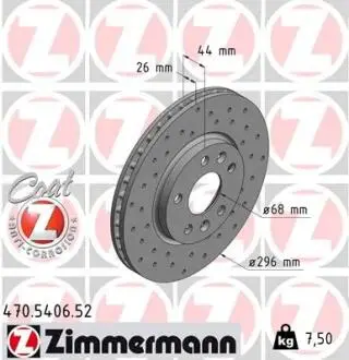 Автозапчасть ZIMMERMANN 470540652