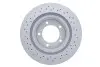 Диск тормозной (передний) Toyota Land Cruiser 200/Lexus LX 07-(340х32) (с покрытием) (с отверстием) (вент)) ZIMMERMANN 590.2816.52 (фото 3)