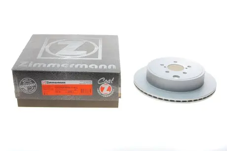 Диск тормозной (задний) Subaru Outback 09-15 (290x18) ZIMMERMANN 590.2826.20