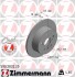 Диск тормозной (задний) Toyota Camry/Lexus ES 11-(281x10) (с покрытием) (полный)) ZIMMERMANN 590.2832.20 (фото 1)