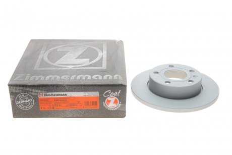 Диск тормозной (задний) VW Caddy III 04-15 (256x12) (с покрытием) (полный)) ZIMMERMANN 600.3222.20
