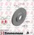 Диск тормозной (передний) Skoda Superb/VW Passat 00-08 (288x25) (с покрытием) (вентилированный)) ZIMMERMANN 600.3236.20 (фото 1)