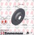 Диск тормозной (передний) Audi A3/Seat Leon/Skoda Octavia/VW Caddy/Golf 04- (280x22) ZIMMERMANN 600326420 (фото 1)