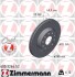 Диск тормозной (передний) Audi A3/Seat Leon/Skoda Octavia/VW Caddy/Golf 04- (280x22) ZIMMERMANN 600326452 (фото 1)