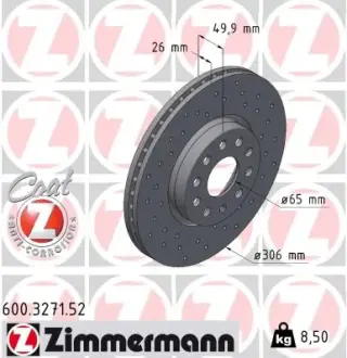 Гальмiвнi диски SPORT Z ZIMMERMANN 600327152