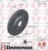 Диск тормозной (передний) Ford Galaxy/S-max/Land Rover Freelander 06-14 (316x28) (с покрыт.) (вент.) ZIMMERMANN 610371155 (фото 1)
