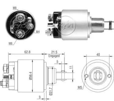 Втягуюче реле стартера ZM ZM1579