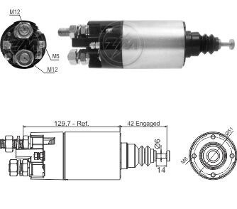 Втягивающее реле стартера ZM ZM1842