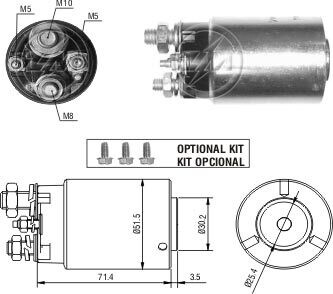 Втягивающее реле стартера ZM ZM1862