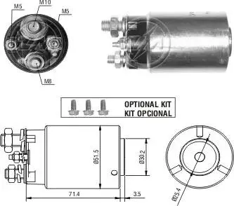 Втягивающее реле стартера ZM ZM1862