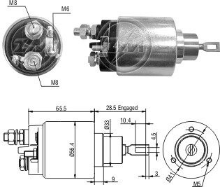 Втягивающее реле ZM ZM2479