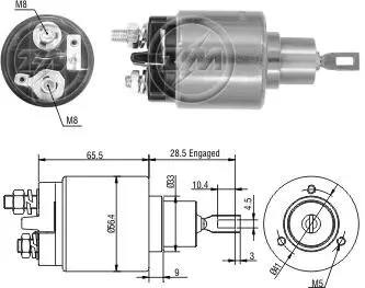 Втягуюче реле стартера ZM ZM2773