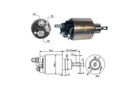 Реле втягуюче стартера ZM ZM3479