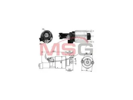 Втягивающее реле стартера ZM ZM3705