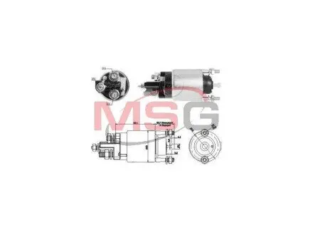 Втягуюче релє стартера ZM ZM3708