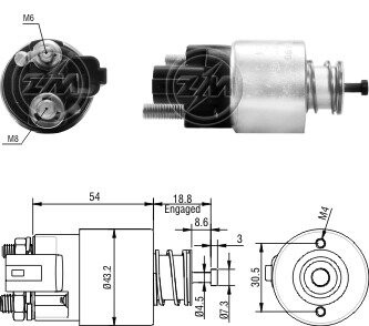 Втягивающее реле ZM ZM391