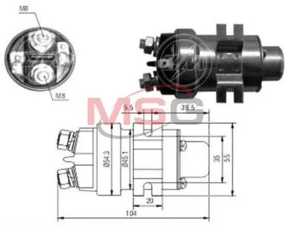 Втягуюче релє стартера ZM ZM403