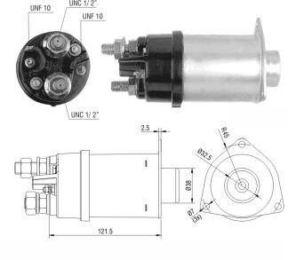 Реле втягуюче стартера ZM ZM457