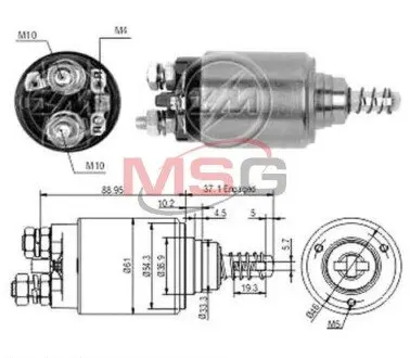 Втягуюче релє стартера ZM ZM544