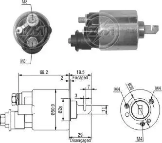 Втягуюче релє стартера ZM ZM609
