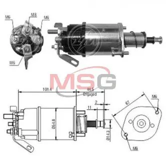 Втягуюче релє стартера ZM ZM611