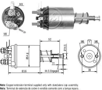 Втягуюче релє стартера ZM ZM612