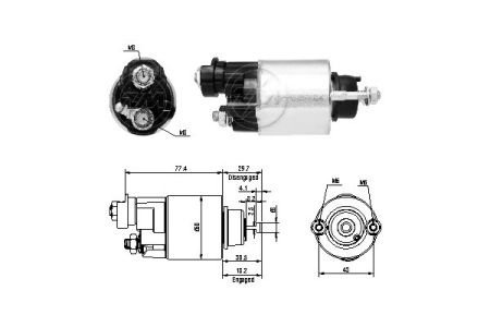 Втягивающее реле ZM ZM6705 (фото 1)