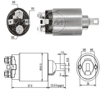 Втягуюче релє стартера ZM ZM894