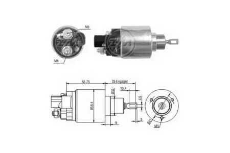Втягуюче релє стартера ZM ZM978